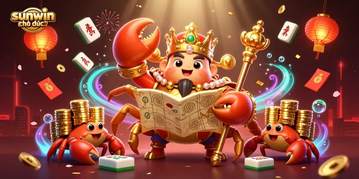 Experience the excitement of sunwin chính thức with a golden crab emperor and treasure adventure.