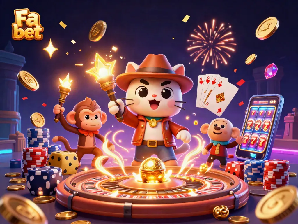 Play exciting casino games at Fa bet with dynamic visuals of winnings and gaming atmosphere.