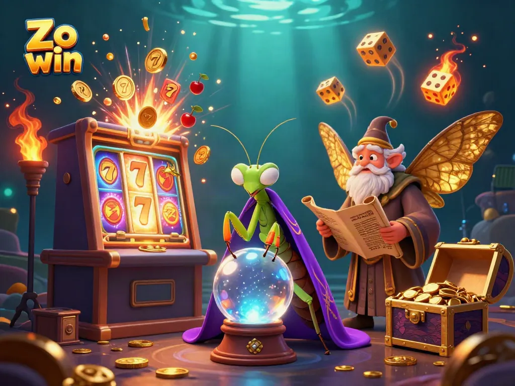 Win big at Zo win with a vibrant casino experience featuring dynamic slot machines and fortune tellers.