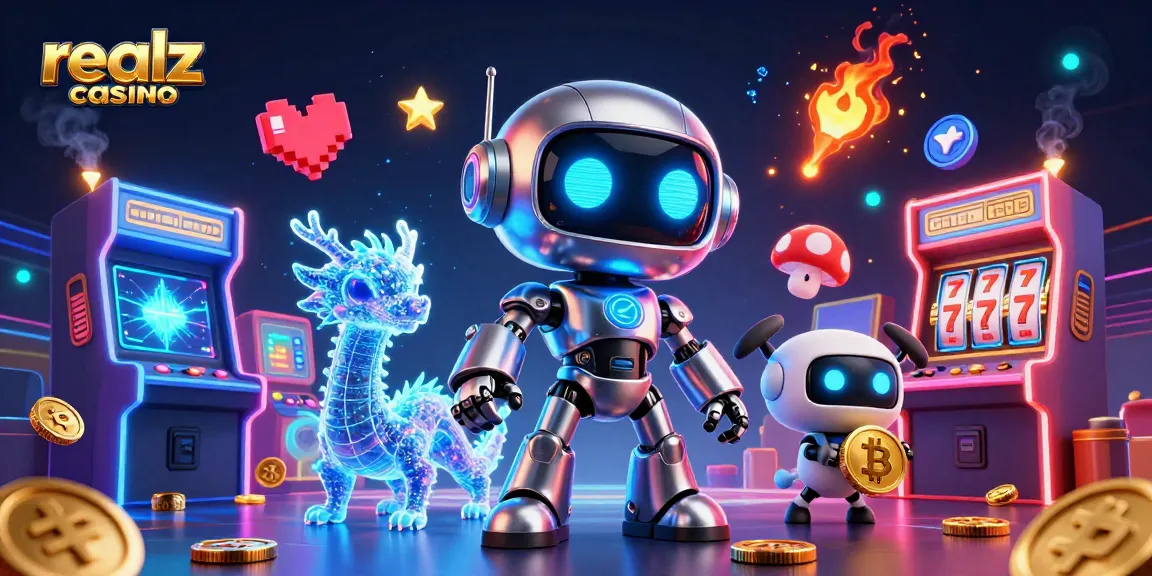 Engage with the dynamic gaming experience at realz casino featuring vibrant 3D visuals and gaming elements.